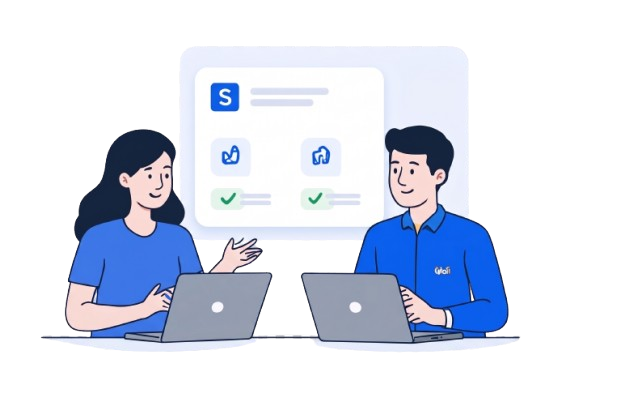 Slarify team illustration
